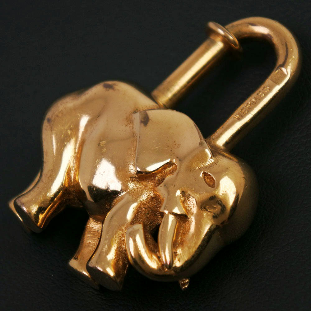 HERMES charm Plated Gold gold Animal motif Women Used