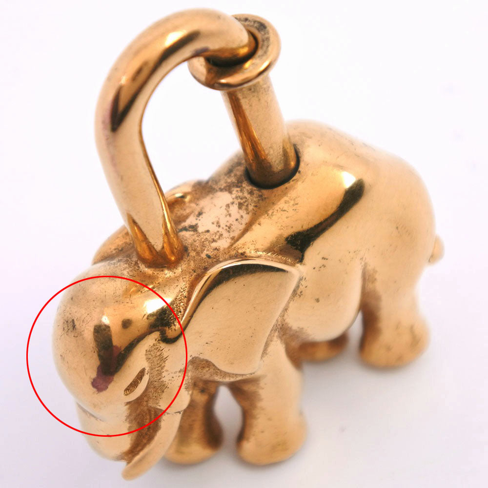 HERMES charm Plated Gold gold Animal motif Women Used