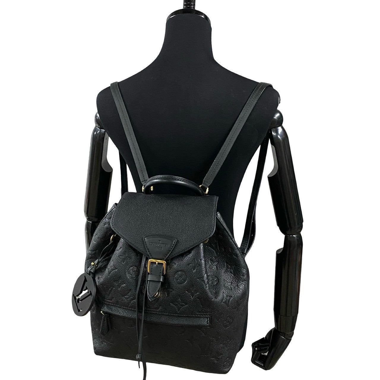 LOUIS VUITTON Backpack Monogram Ann Platt black Monogram Ann Platt Montsouris PM