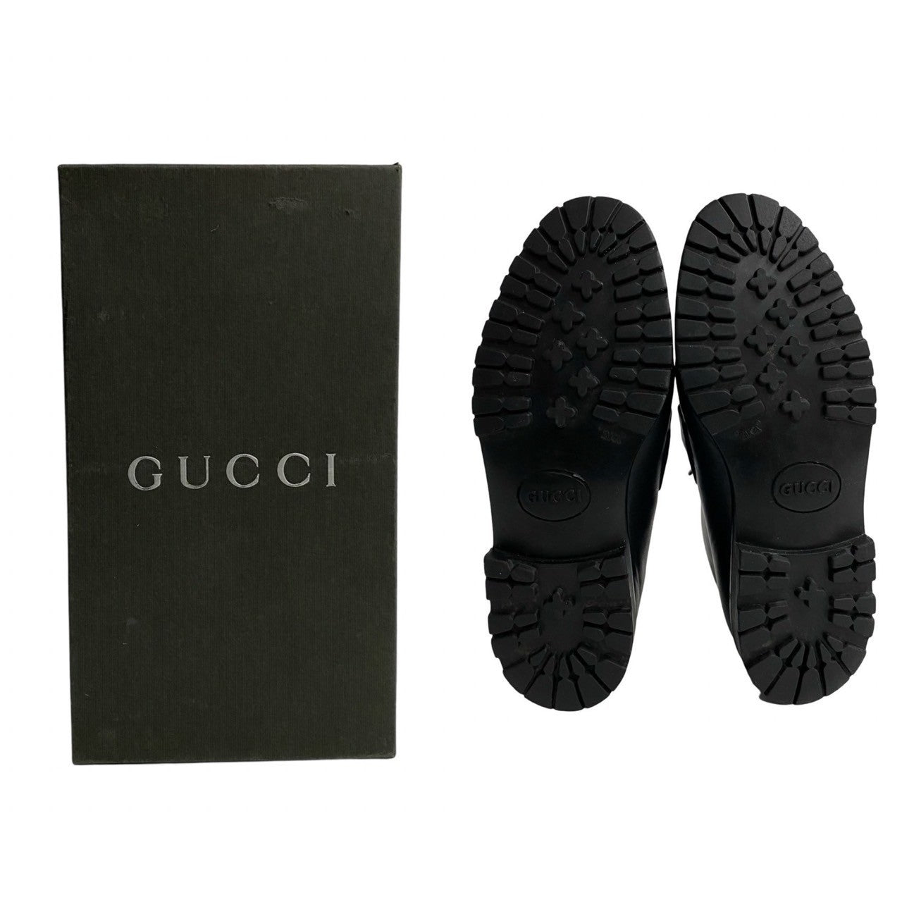 GUCCI boots leather black