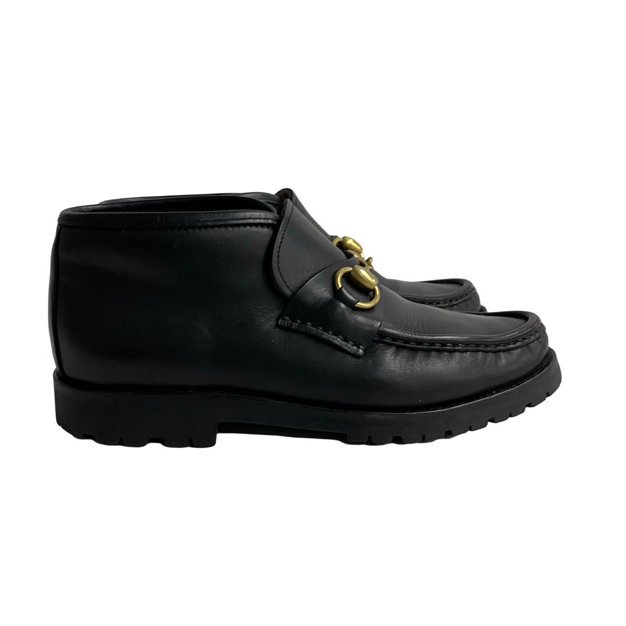 GUCCI boots leather black