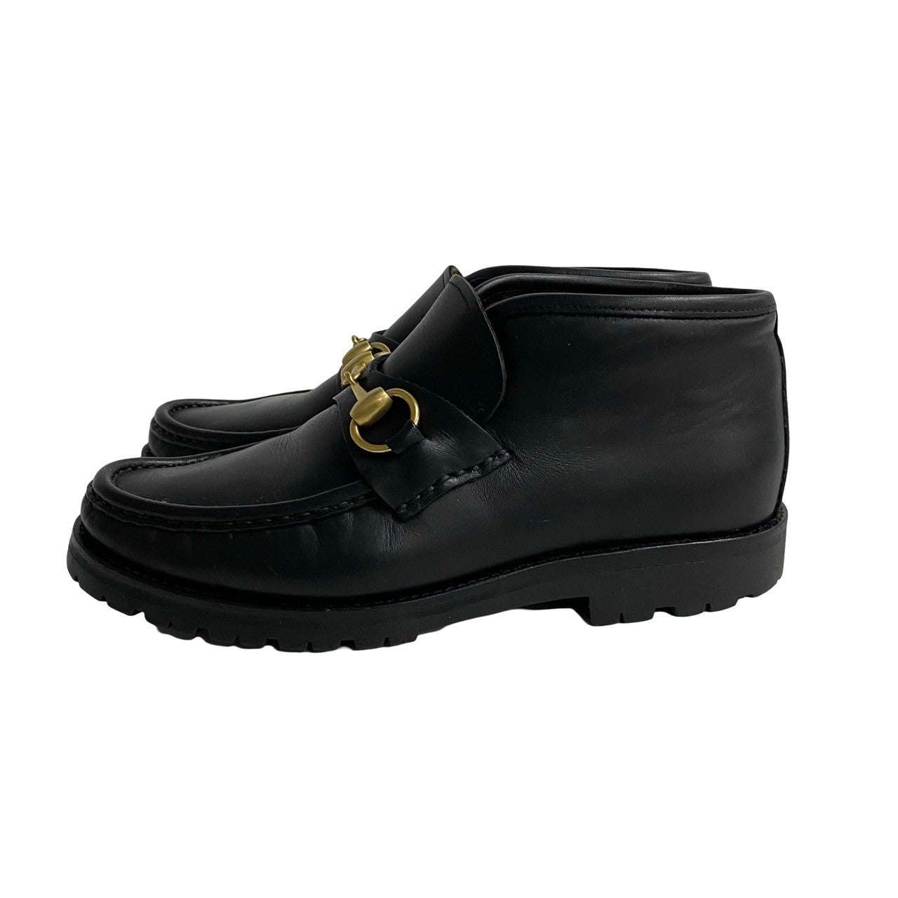 GUCCI boots leather black