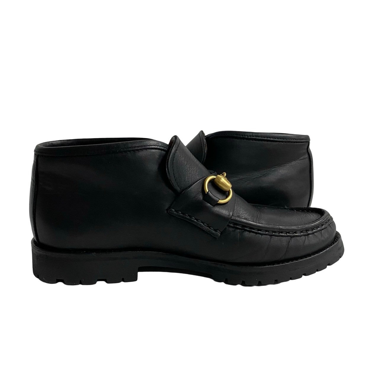 GUCCI boots leather black