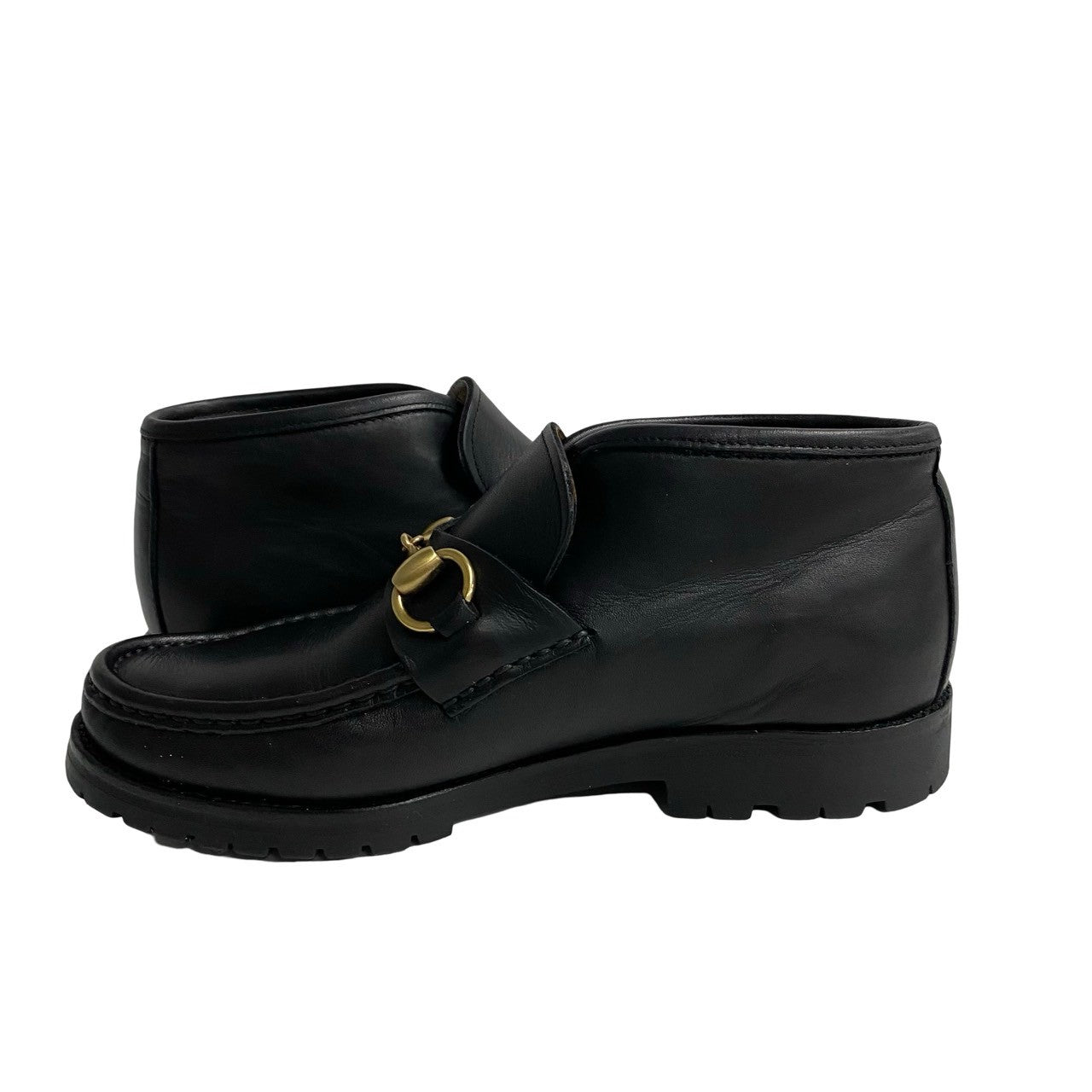 GUCCI boots leather black