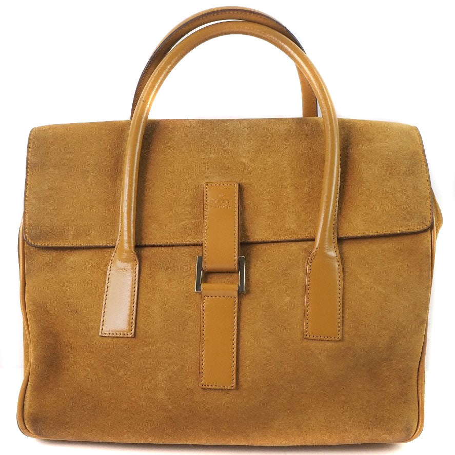 GUCCI Handbag 000.0844 Suede, Leather Camel Women Used