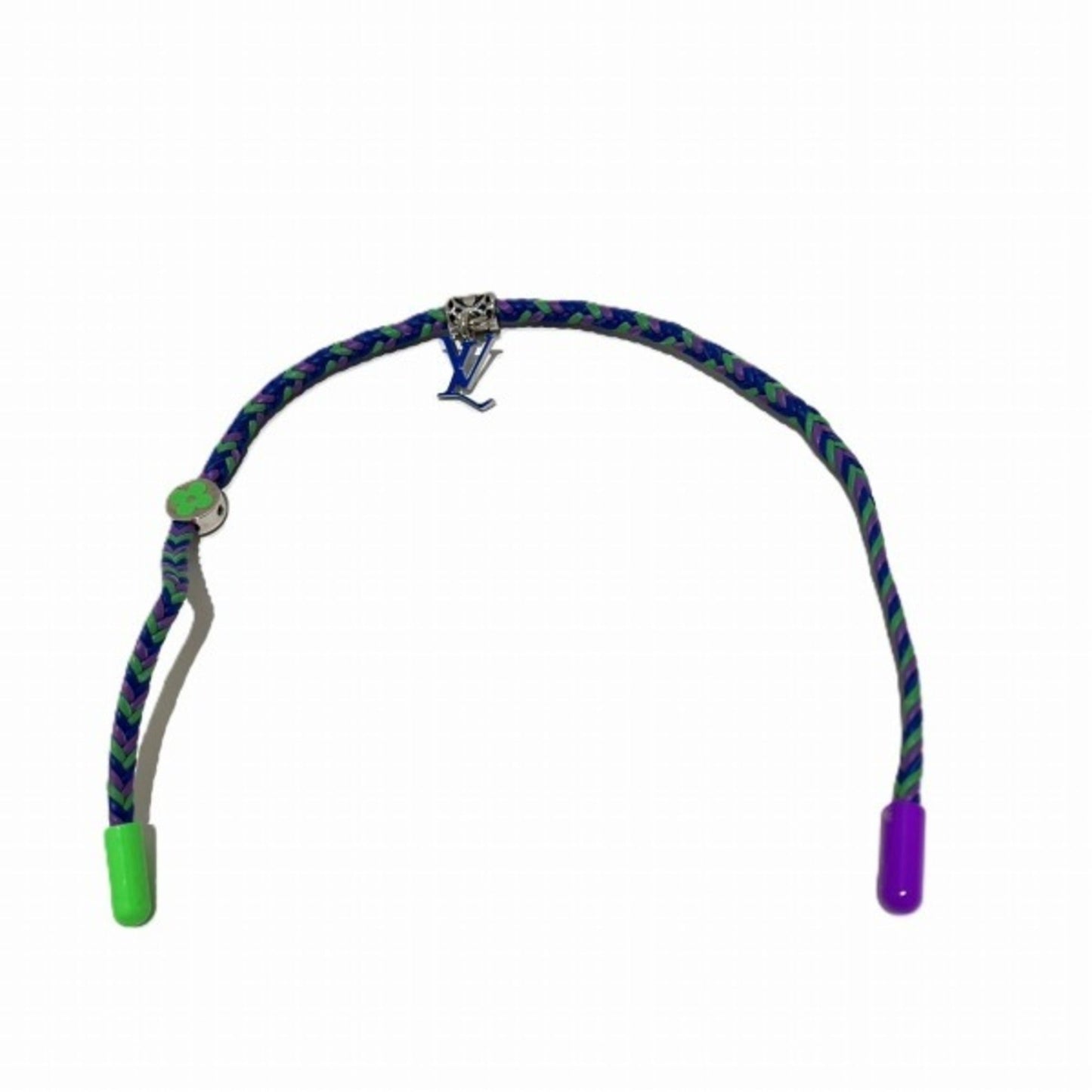 Louis Vuitton blue   Alloy Leather Charm Bracelet