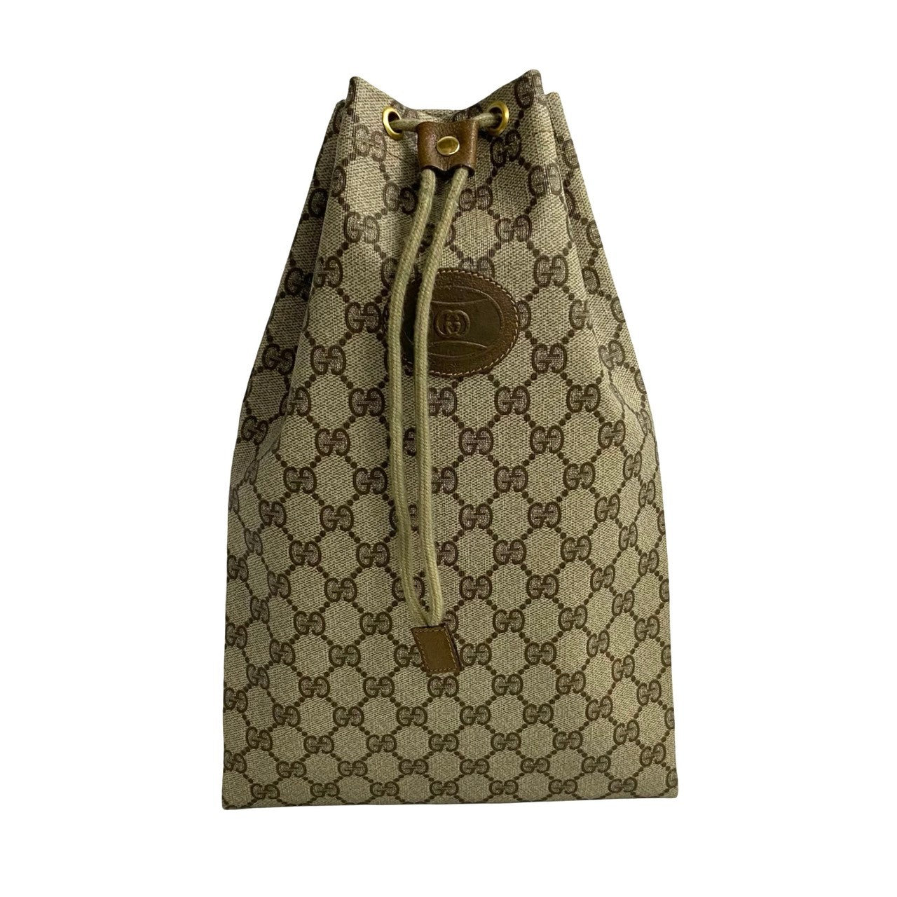 GUCCI Handbag leather Brown