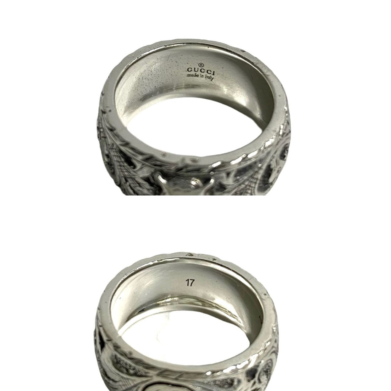 GUCCI Ring 433571 J8400 0811 Silver925 Silver tiger head ring mens 17 Used