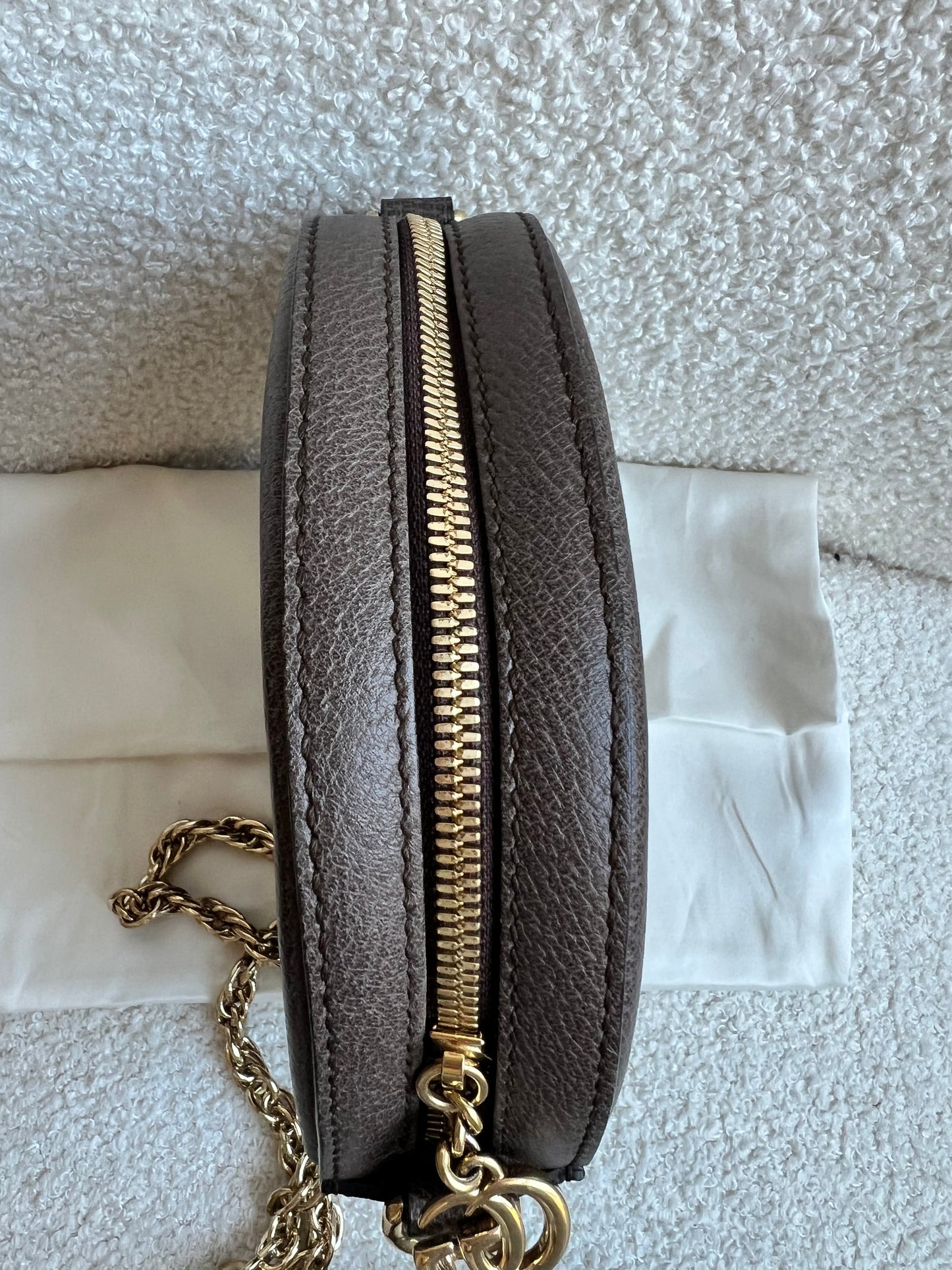 Gucci GG Ophidia Mini GG Round Shoulder Bag (RRP £1,270)