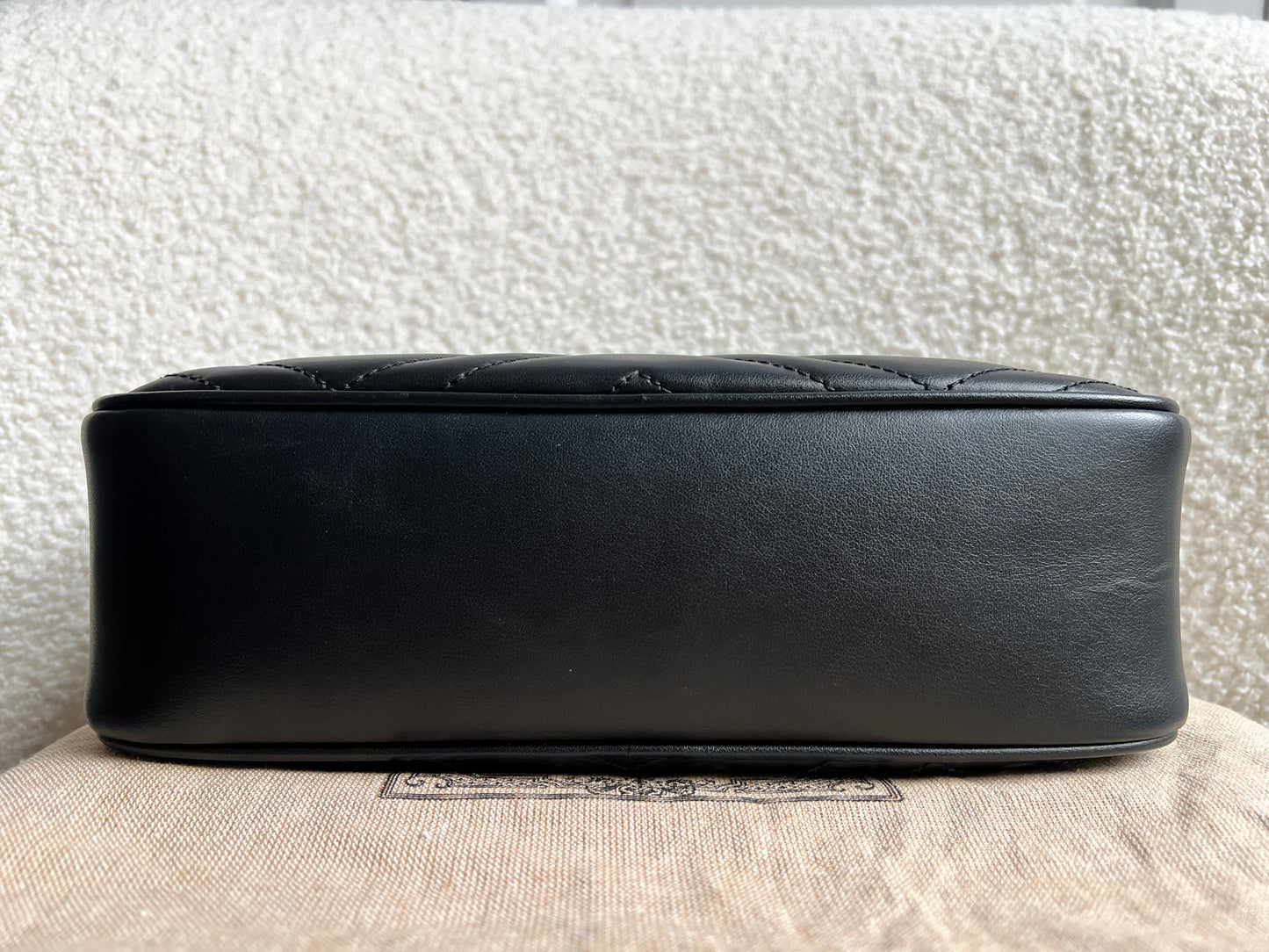 Gucci GG Black on Black Marmont Small Shoulder Bag (RRP £1340)