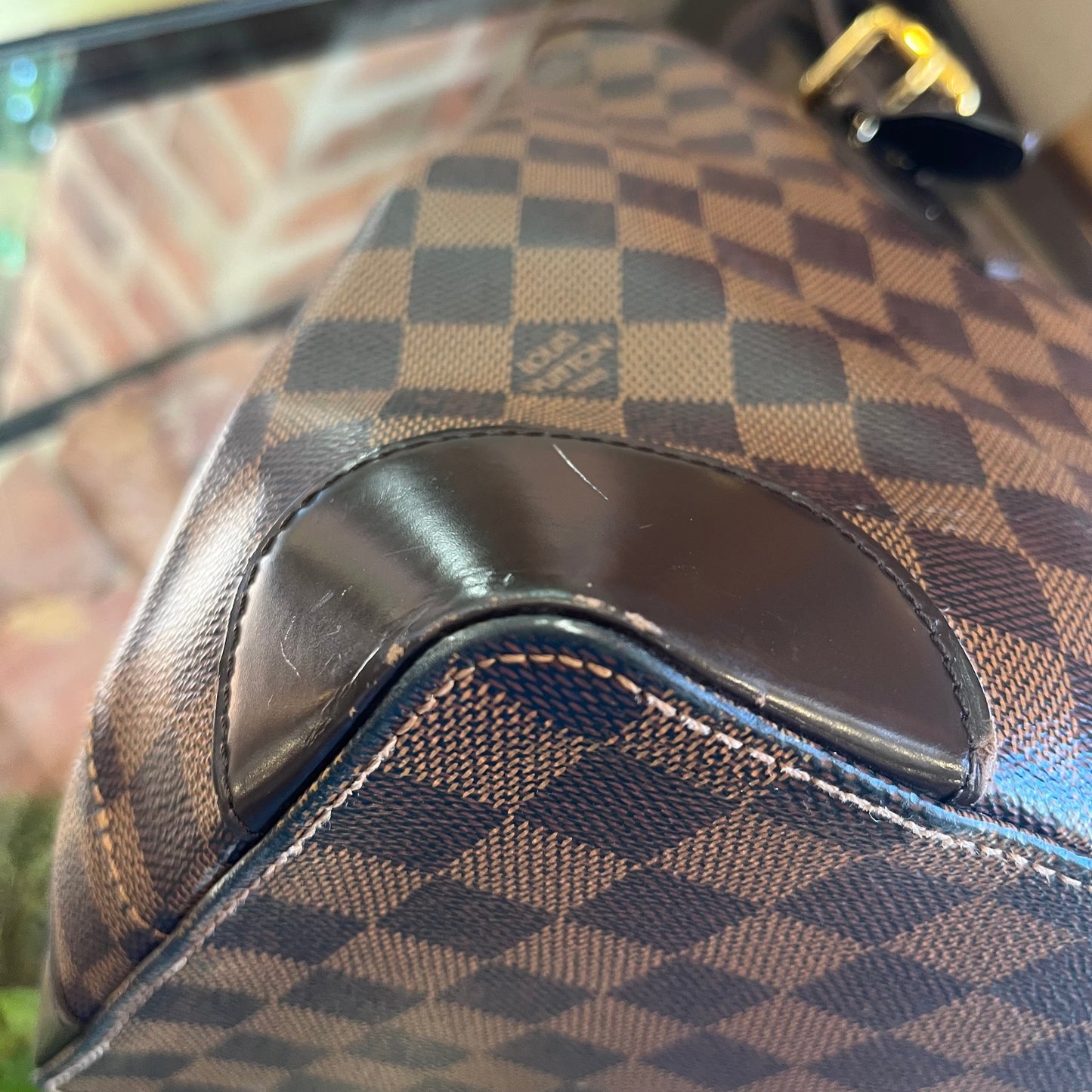 LOUIS VUITTON Hampstead Damier Ebene GM Shoulder Bag