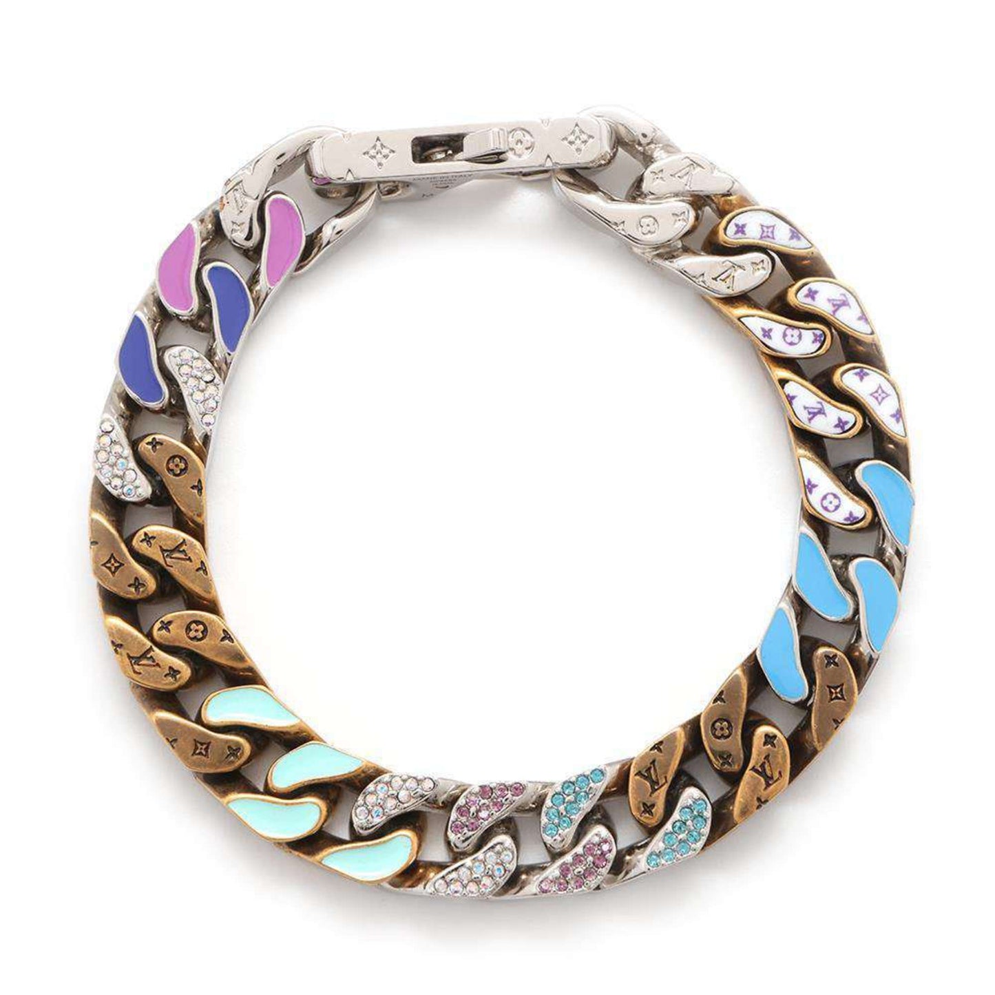 Louis Vuitton Exotic  Metal Charm Bracelet