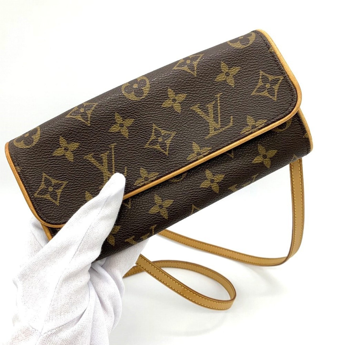 Louis Vuitton  Monogram Canvas Pochette Shoulder Bag
