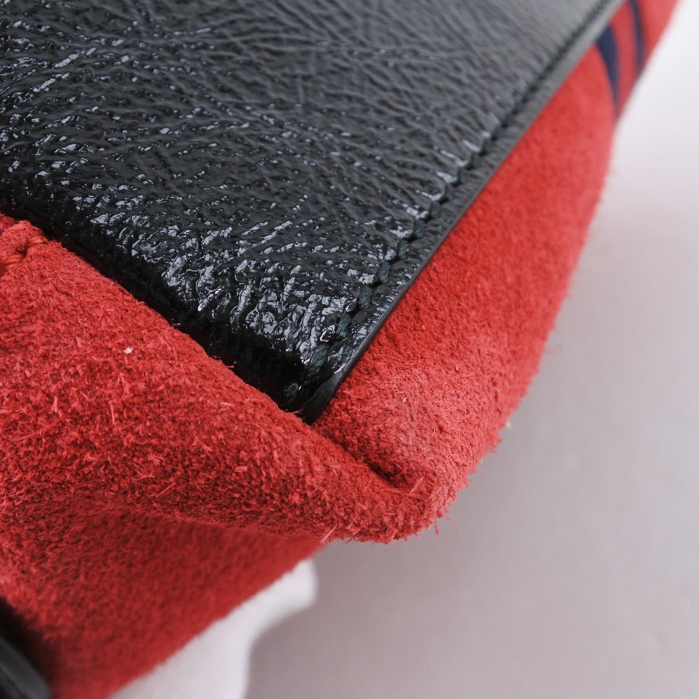 GUCCI Shoulder Bag 499621 Suede, Leather Red Ofidia Women Used