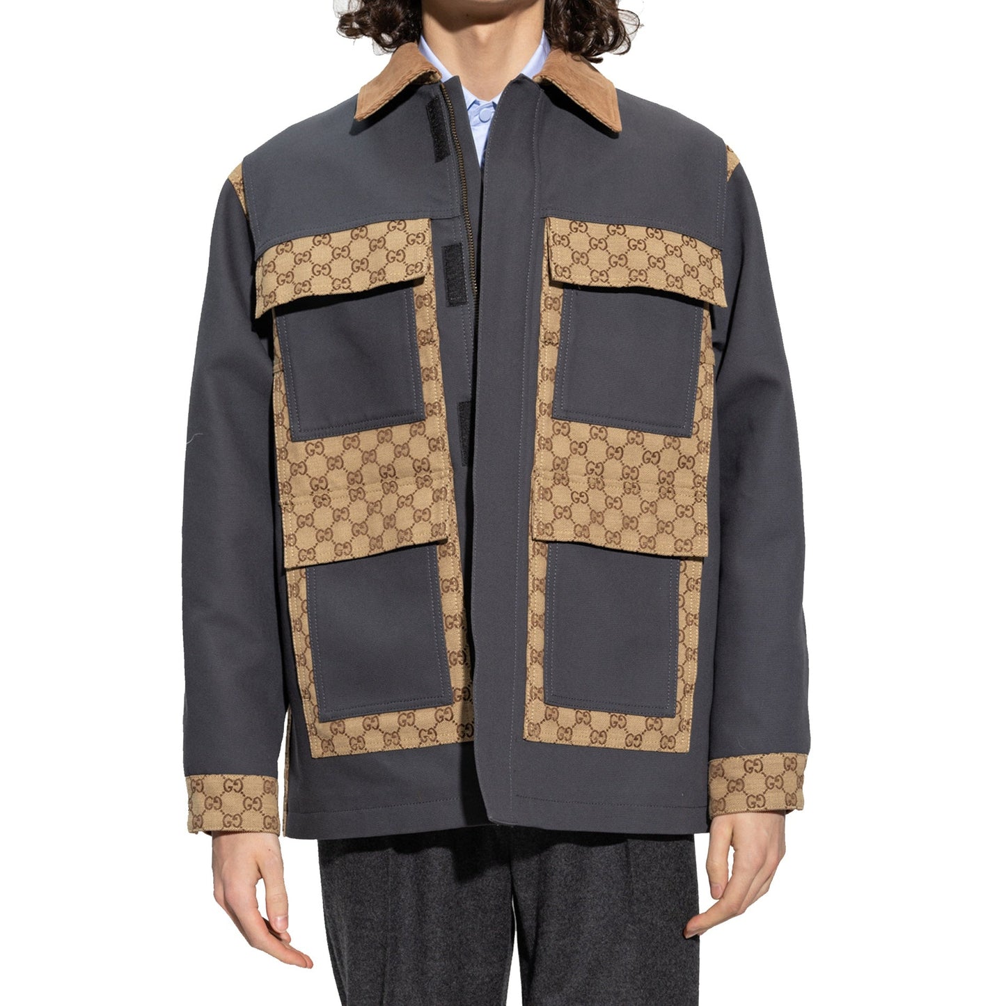 Gucci Gg Supreme Cotton Jacket Men