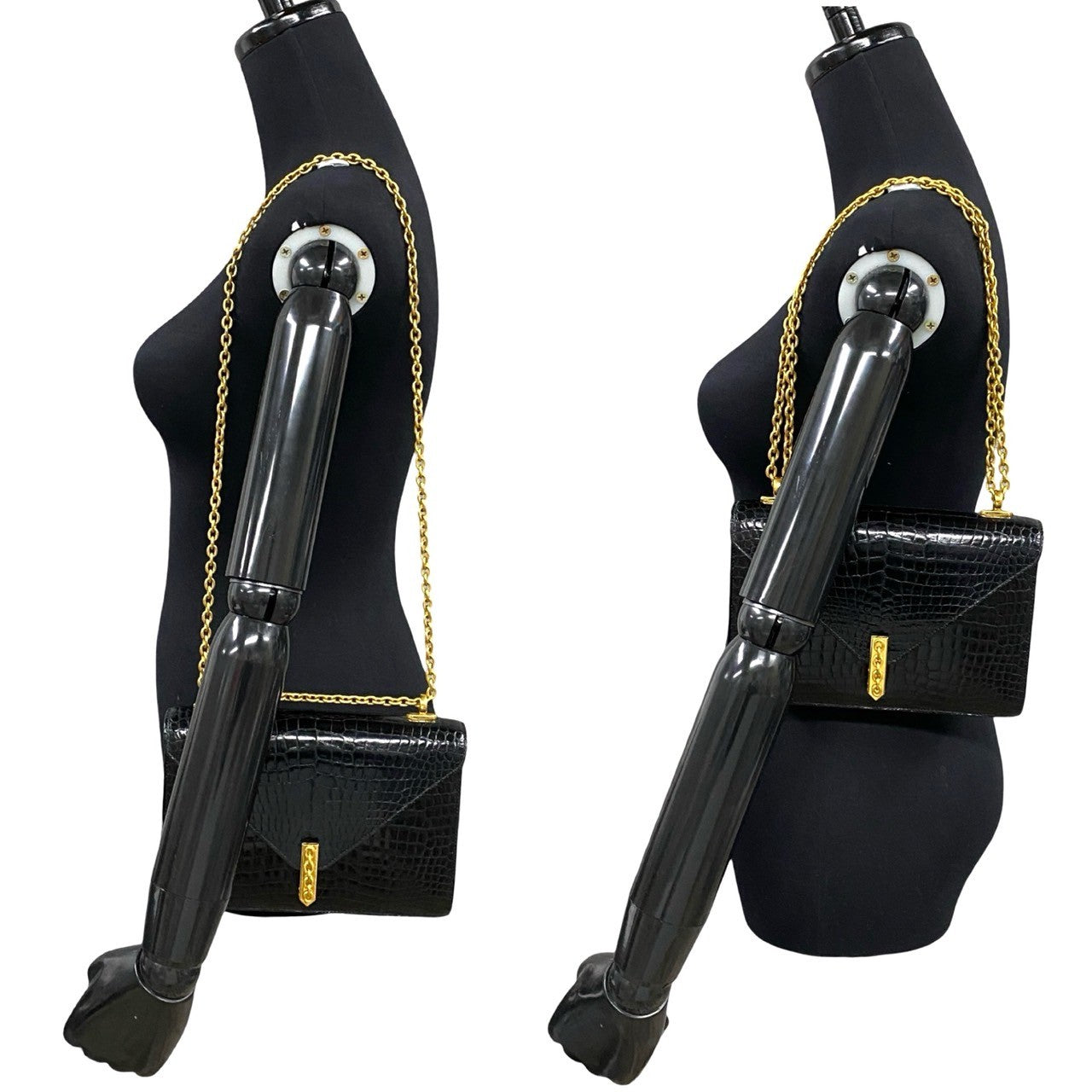 HERMES Shoulder Bag Polosus black Alcazar Women Used