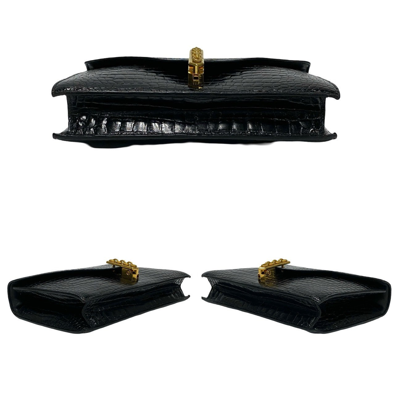 HERMES Shoulder Bag Polosus black Alcazar Women Used