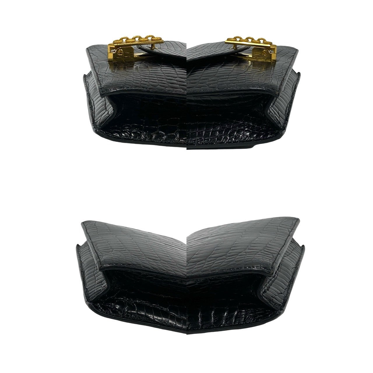 HERMES Shoulder Bag Polosus black Alcazar Women Used