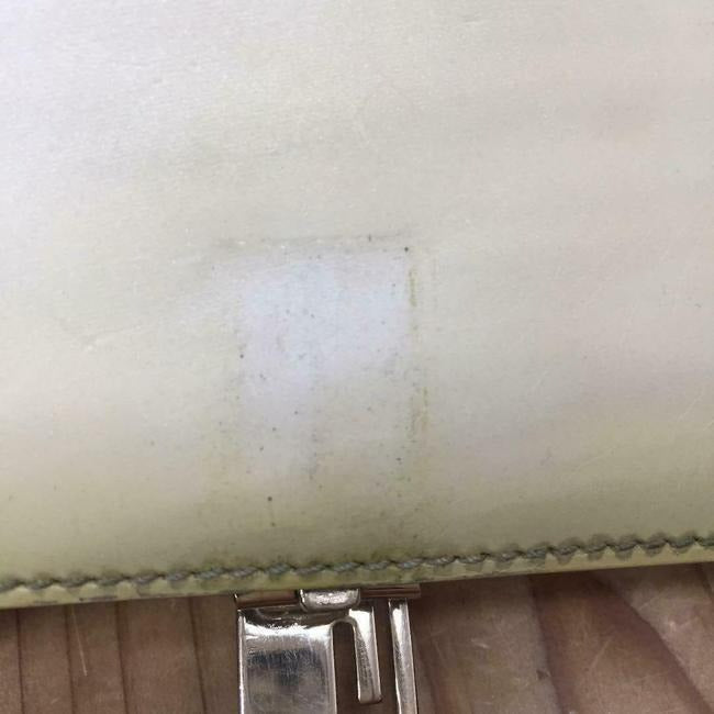 Gucci Iridescent Ivory Leather Xl Continental Bi Fold Wallet