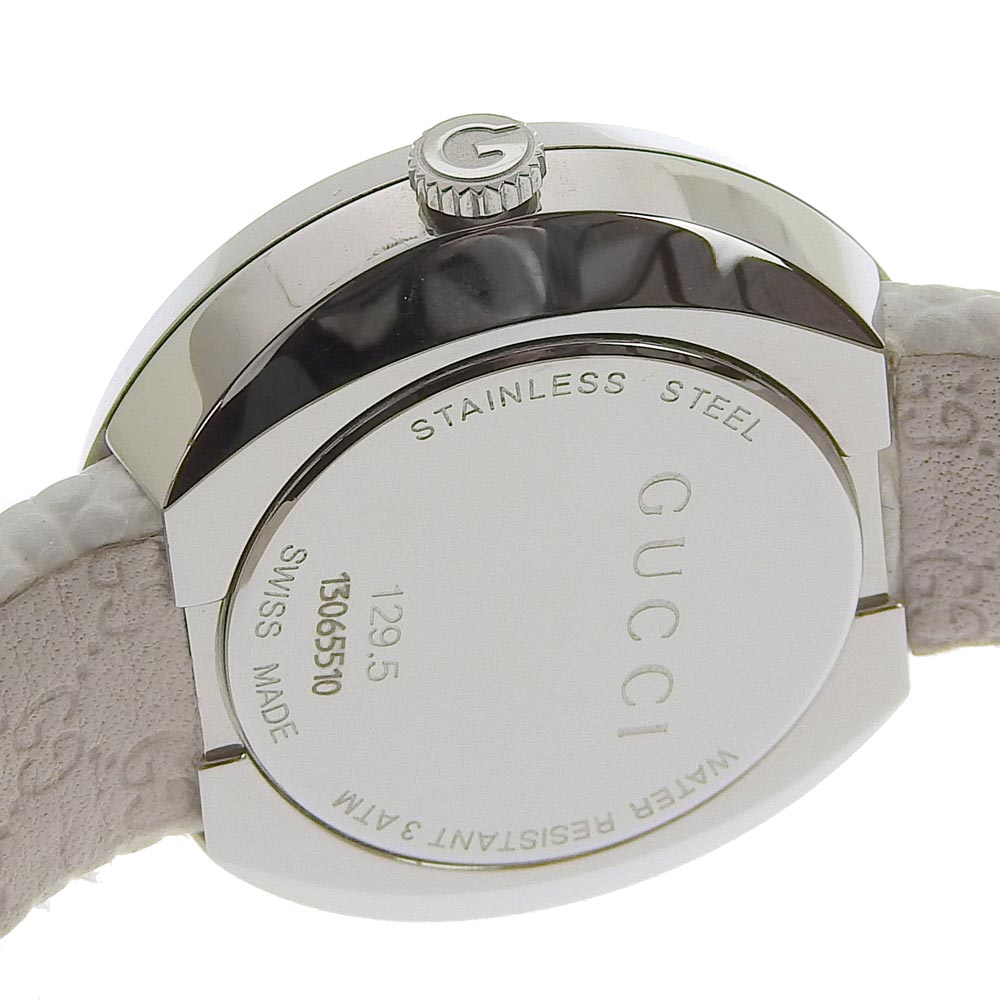 GUCCI Watches Quartz 129.5 Stainless Steel Silver U play Silver dial Women Used