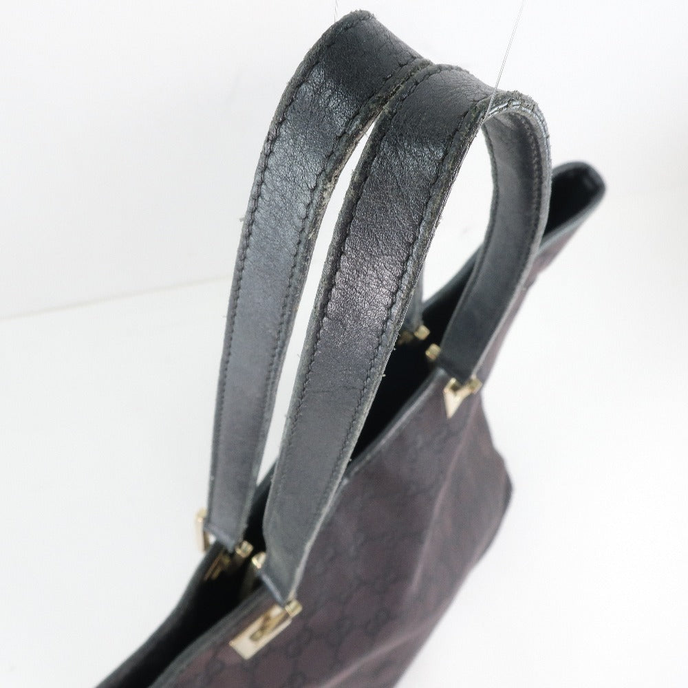 GUCCI Handbag 002.1098 GG canvas black Bucket bag unisex(Unisex) Used