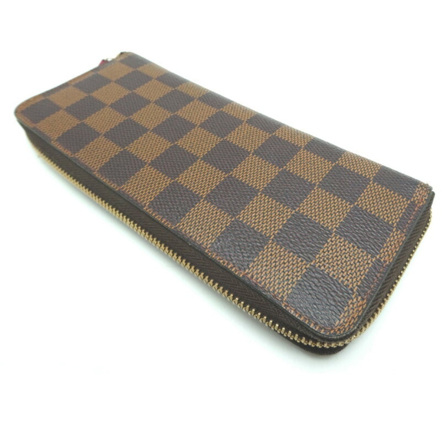 Louis Vuitton Cerise Ebene Damier Canvas Long Wallet (Bi-Fold)