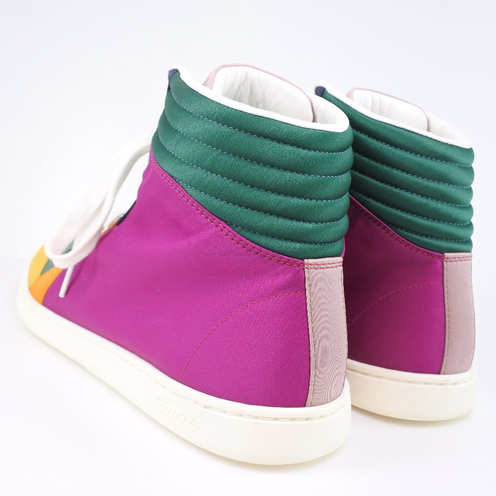 GUCCI sneakers 258195 Nylon multicolor High cut Women 381/2 Used