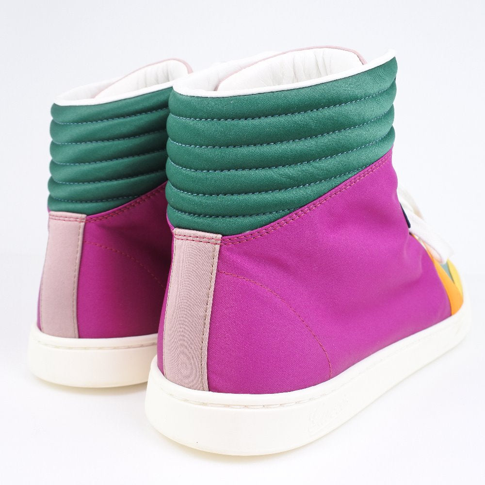 GUCCI sneakers 258195 Nylon multicolor High cut Women 381/2 Used