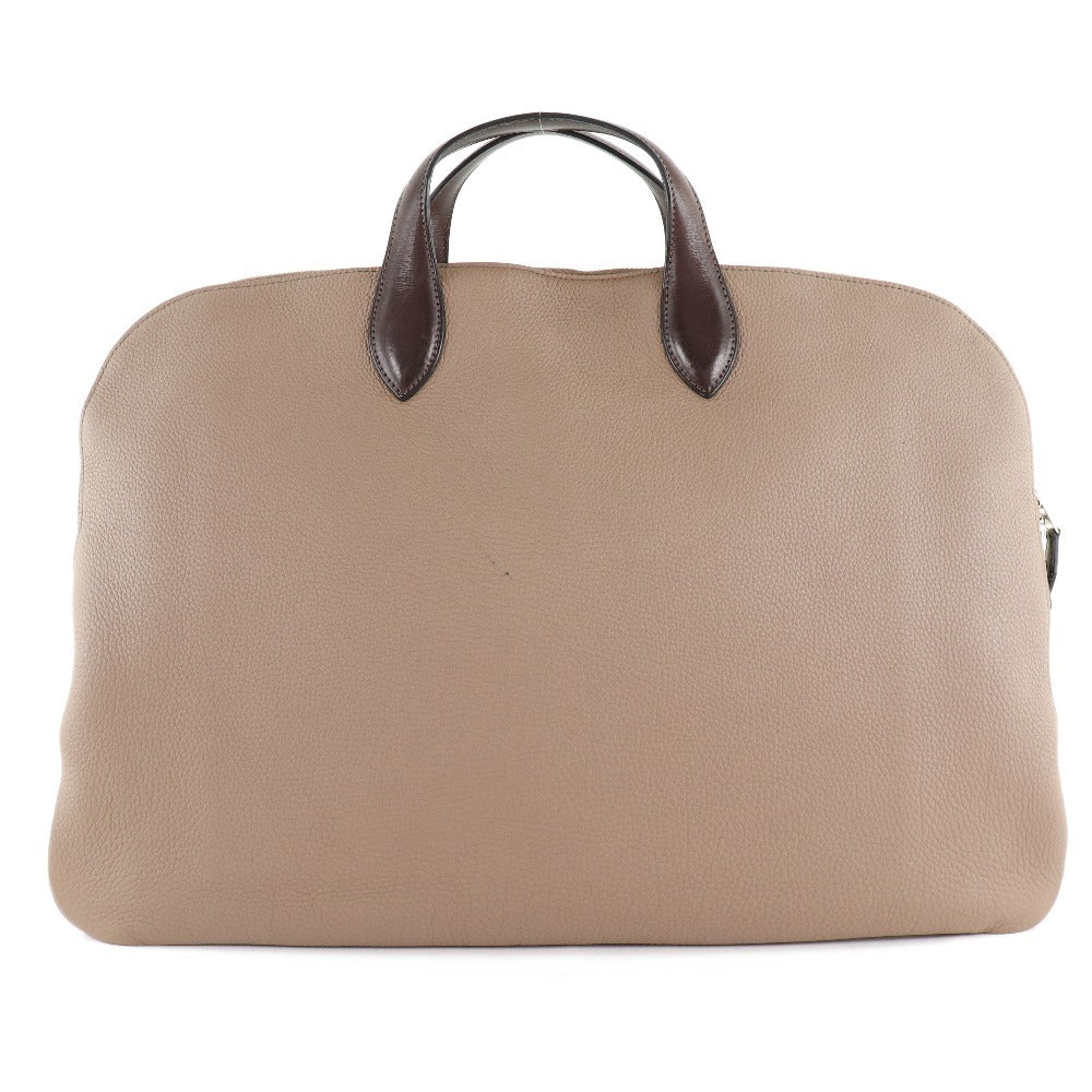 HERMES Business bag Togo Brown Edit Women Used