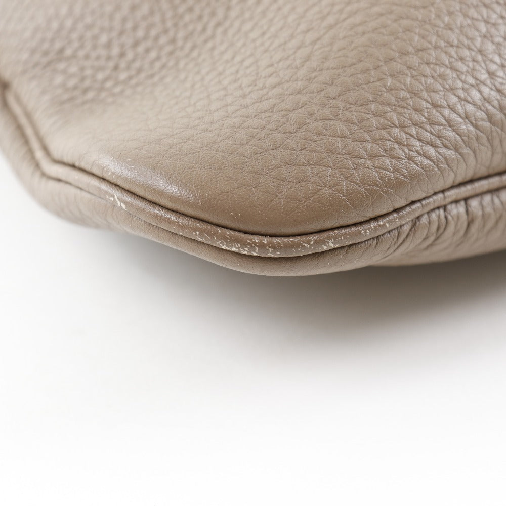 HERMES Business bag Togo Brown Edit Women Used