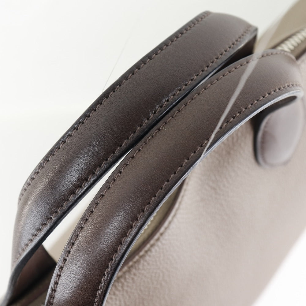 HERMES Business bag Togo Brown Edit Women Used