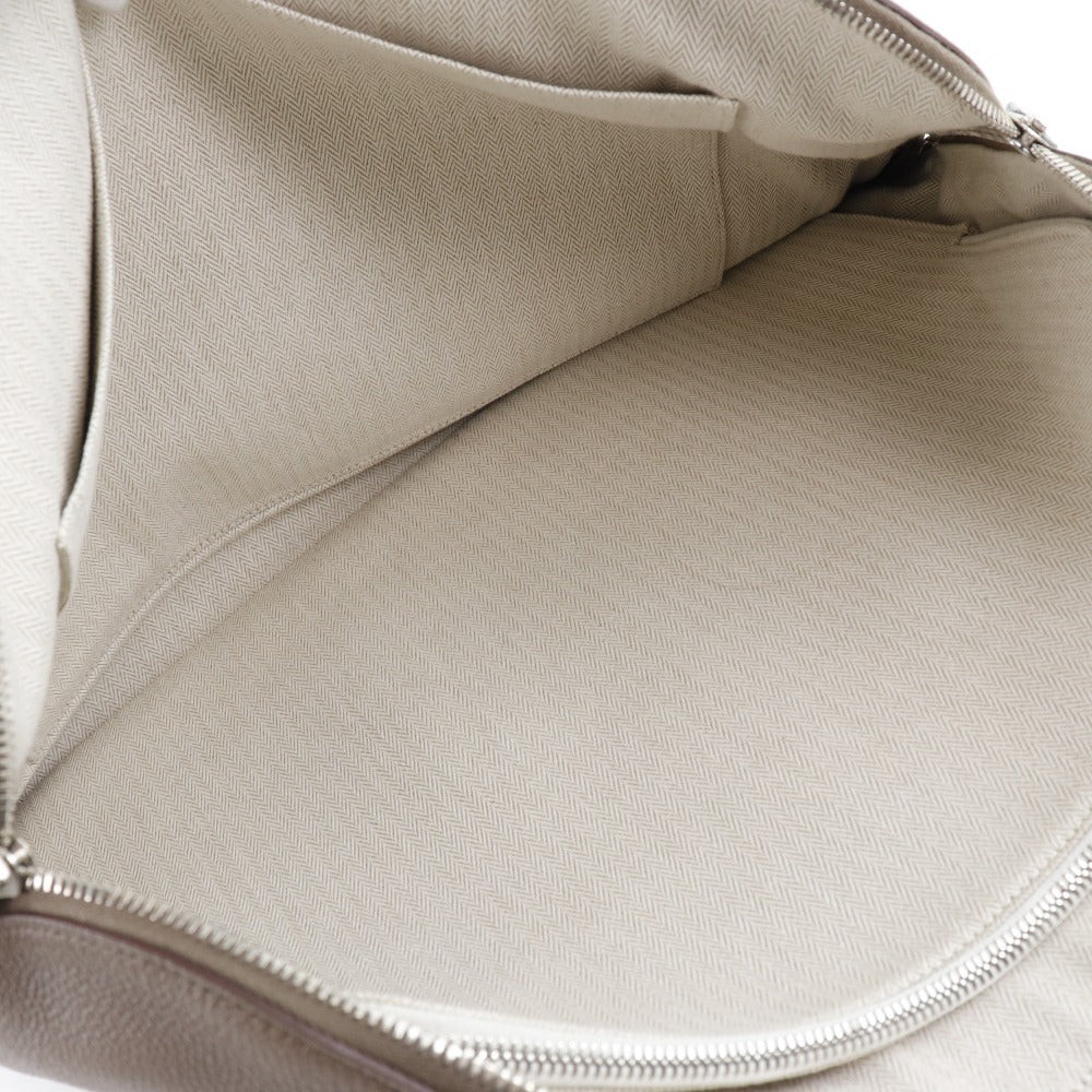 HERMES Business bag Togo Brown Edit Women Used