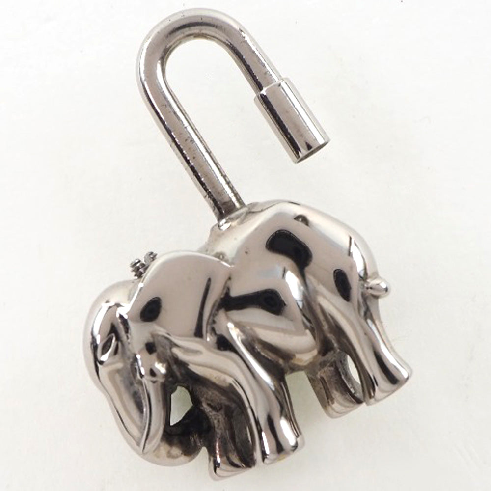 HERMES Cadena metallic Silver