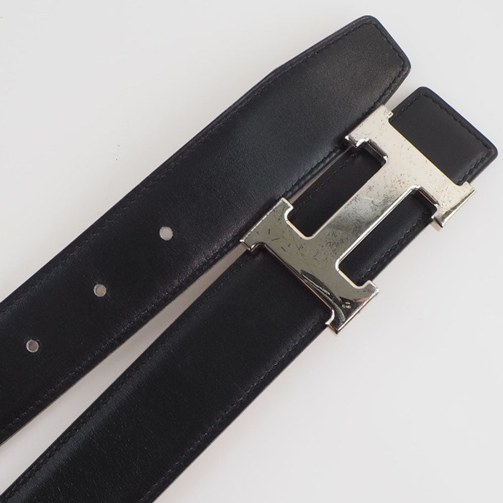 HERMES belt Epsom, metal black *Sold product (outlet) Constance H belt 70 Women 70 Used