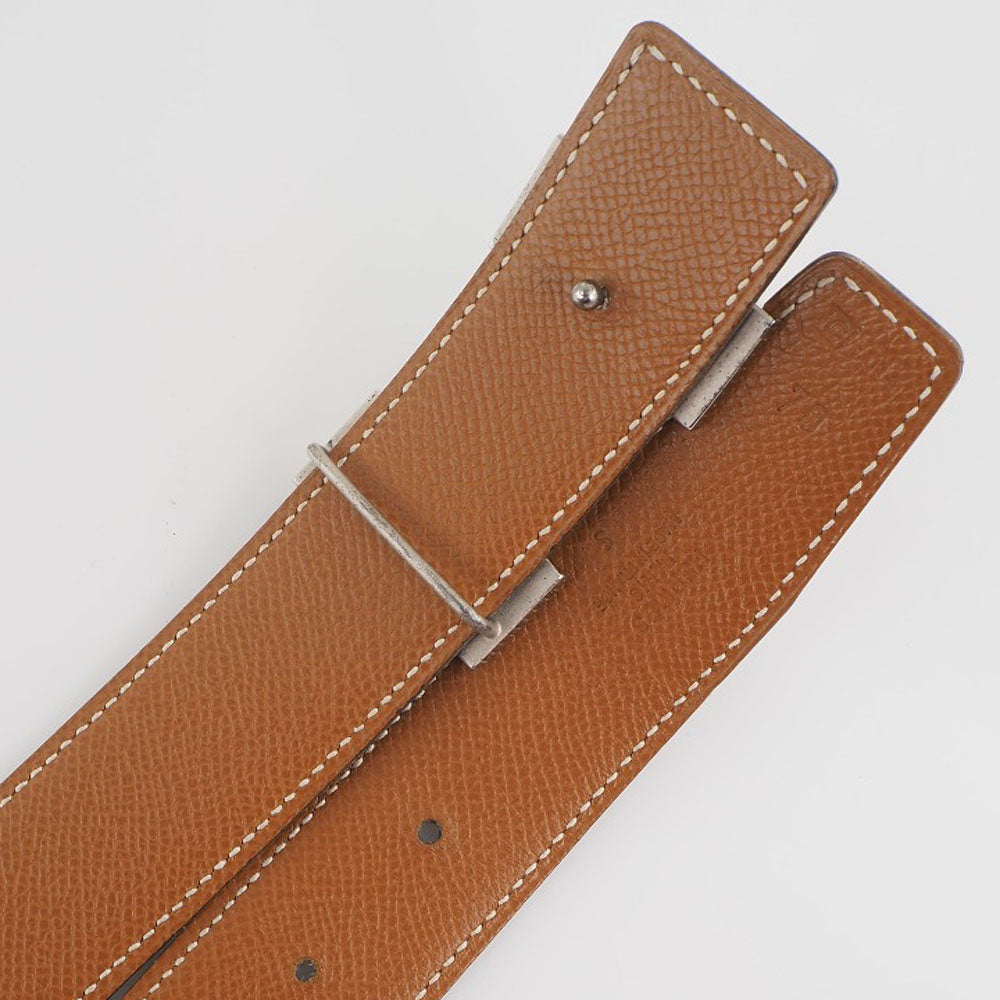 HERMES belt Epsom, metal black *Sold product (outlet) Constance H belt 70 Women 70 Used
