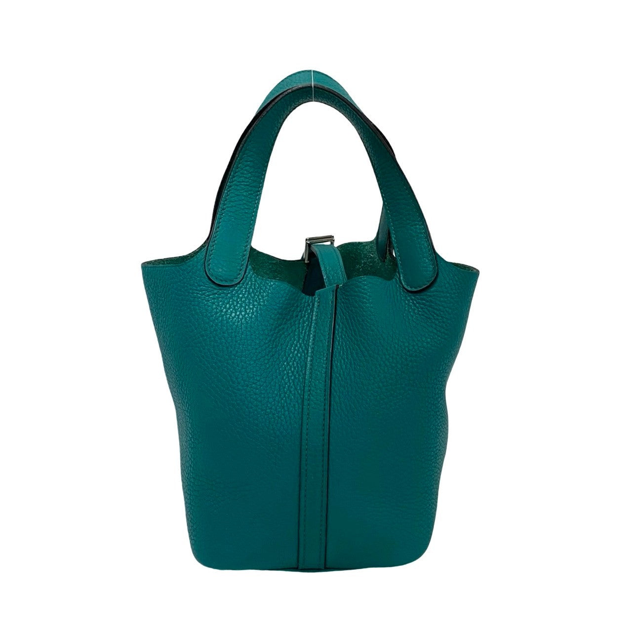HERMES Handbag Taurillon Clemence blue Picotan Lock PM Women Used