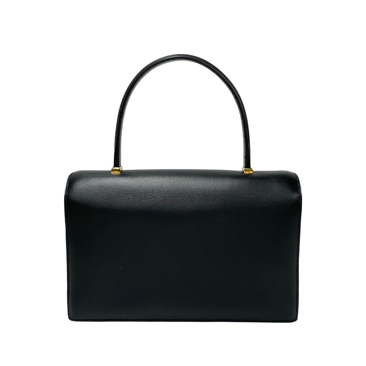 HERMES Handbag Boxcalf, Leather black piano Women Used