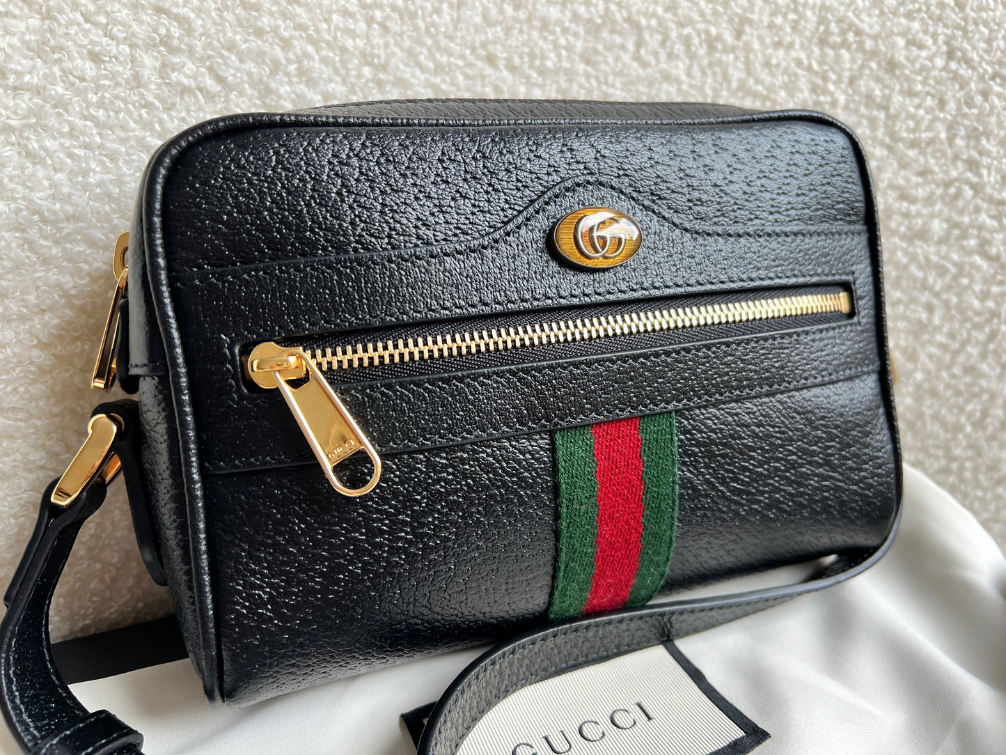 Gucci GG Black Ophidia Mini Shoulder Bag