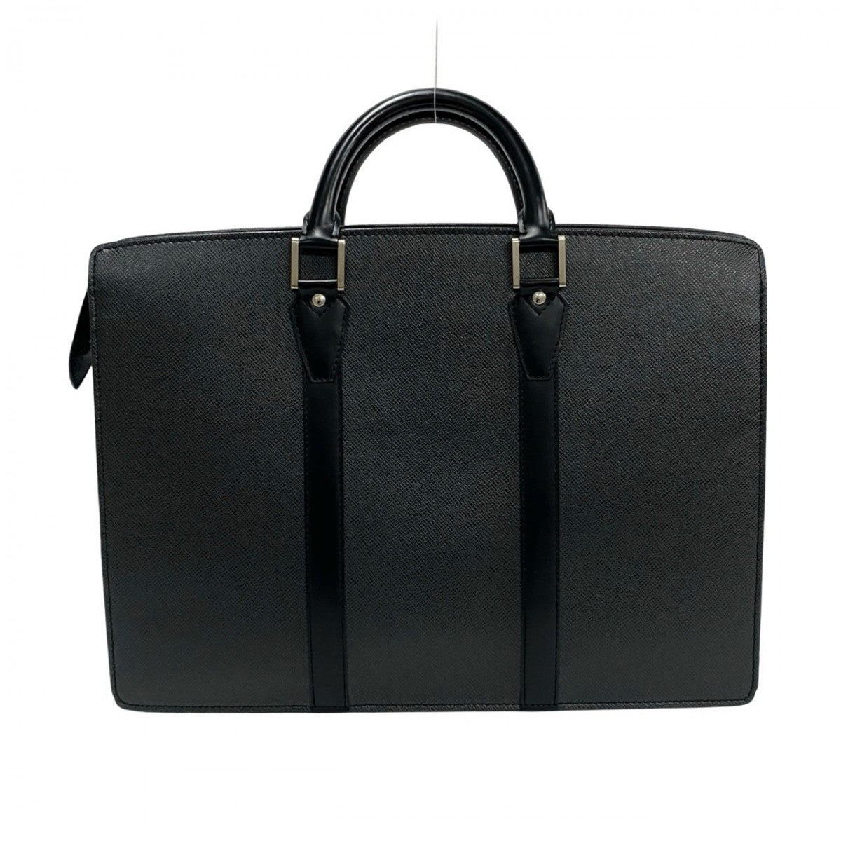LOUIS VUITTON Business bag Taiga black Taiga Porto Documan Rozan mens Used