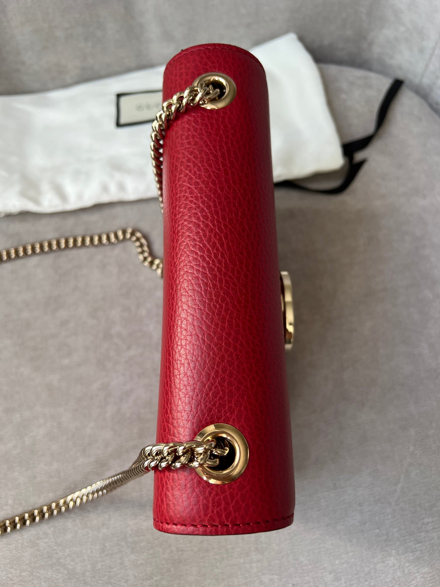 Gucci Interlocking GG Red Small Shoulder Bag