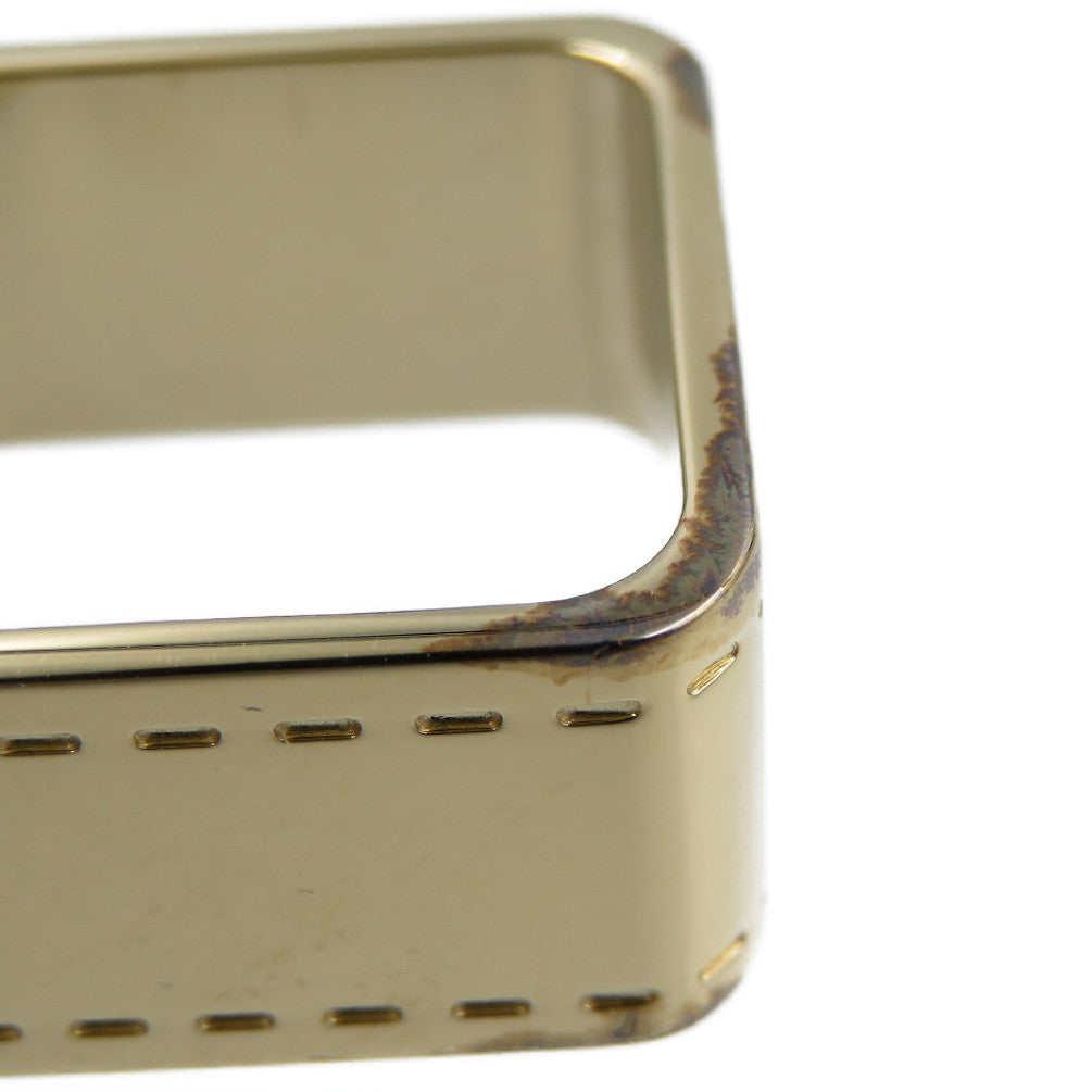 HERMES Scarf ring metal gold Boulduk