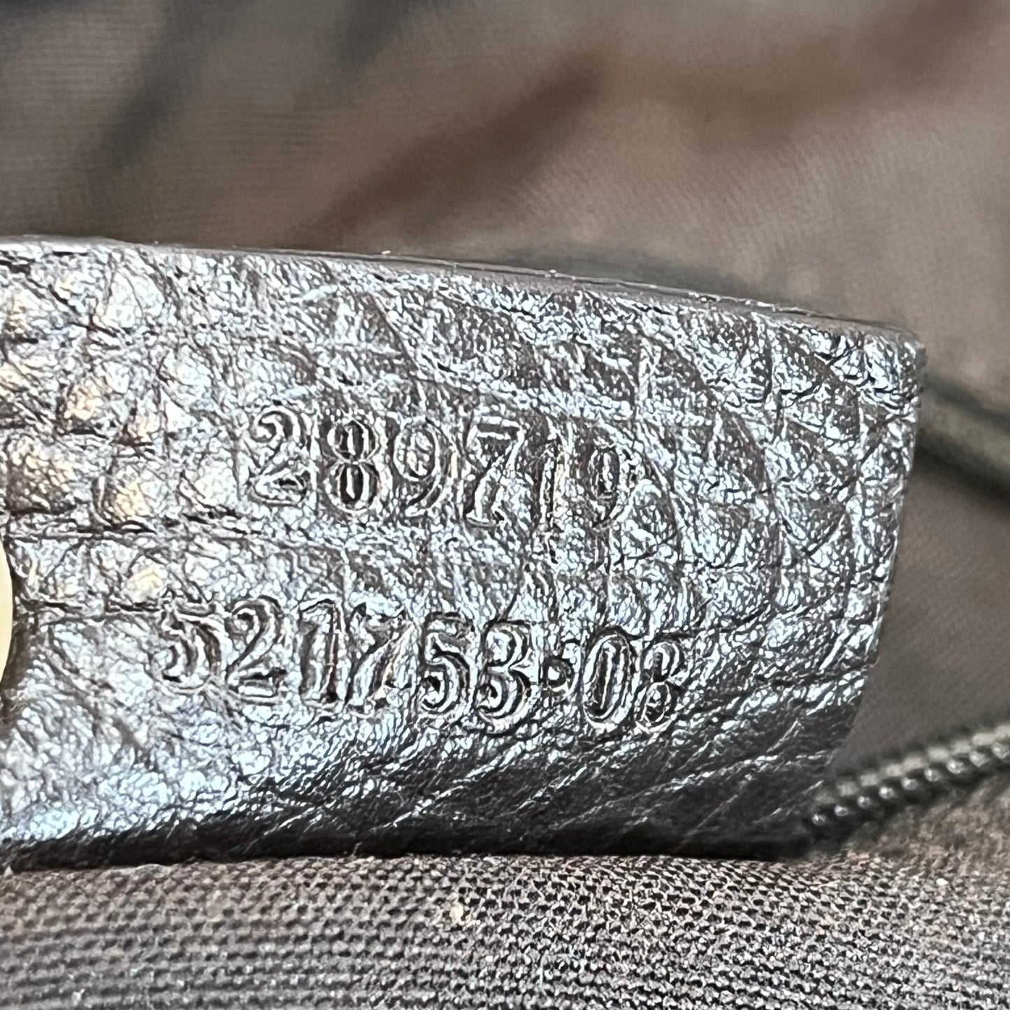GUCCI Beige Brown GG Crystal Canvas Tote Bag