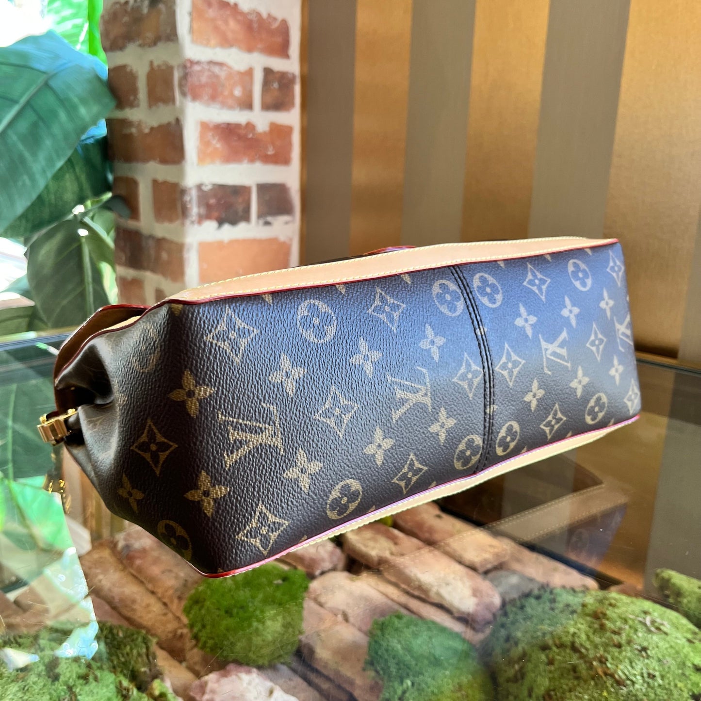 LOUIS VUITTON Dauphine GM Brown Monogram Canvas Shoulder Bag