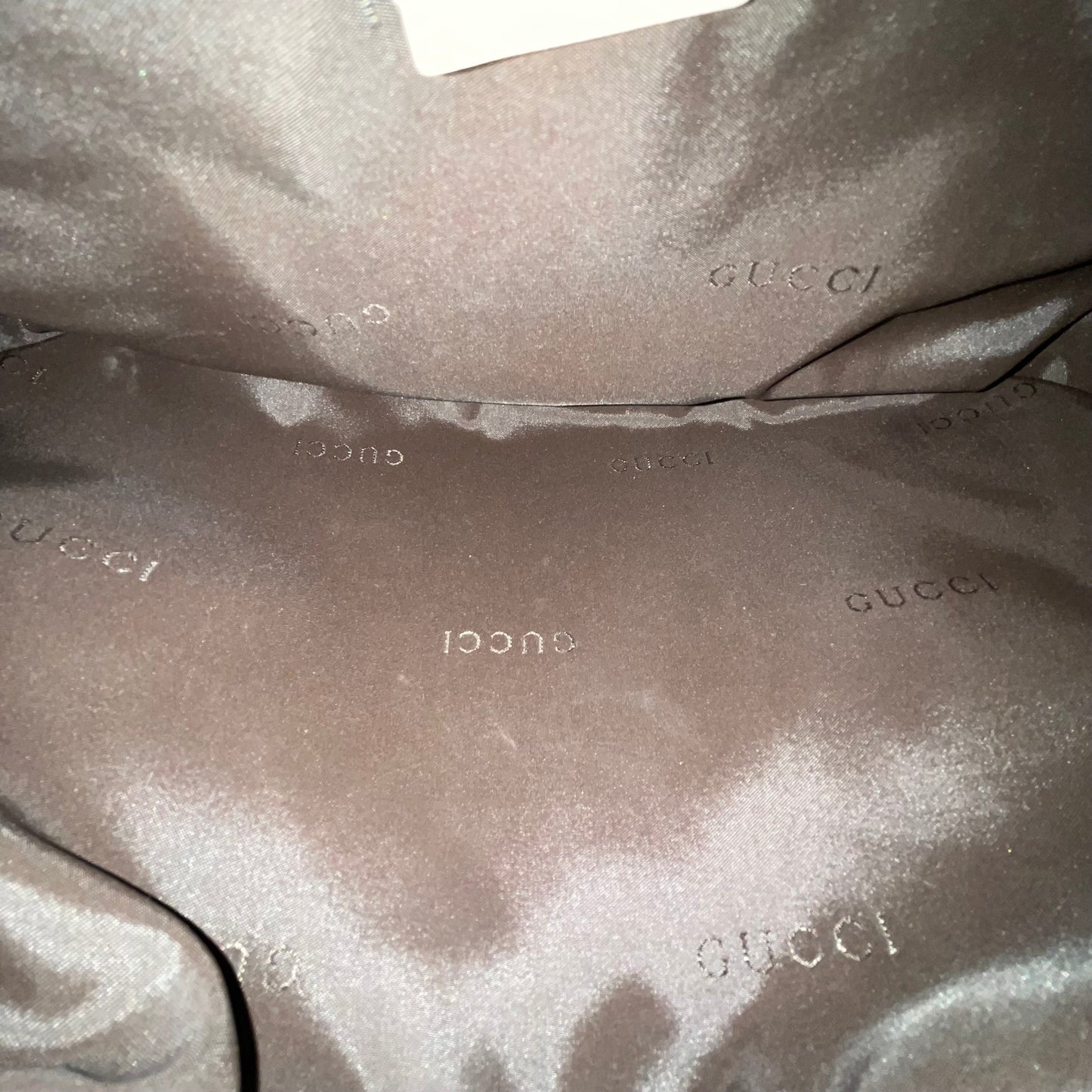 GUCCI Beige Leather Shoulder Bag