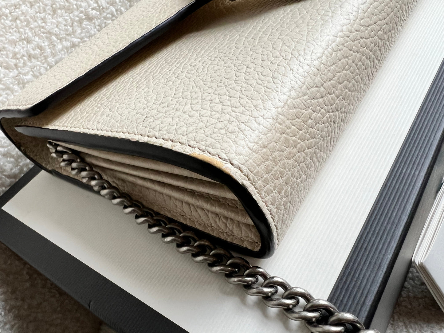 Gucci Dionysus White Mini Chain Bag (RRP £1340)