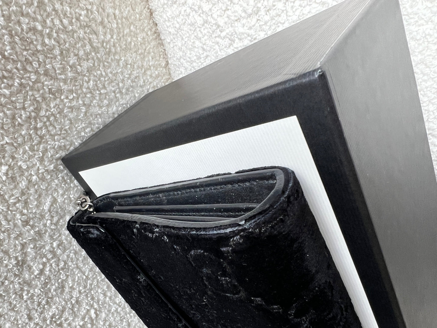 Gucci Black Velvet Dionysus Mini Chain Bag