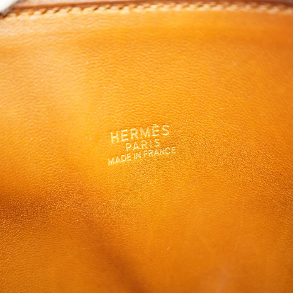 HERMES Handbag Boxcalf, Vibrato Noazette Bored 35