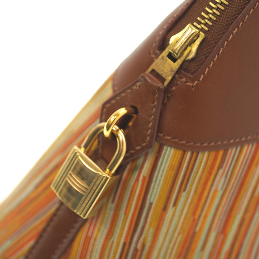 HERMES Handbag Boxcalf, Vibrato Noazette Bored 35