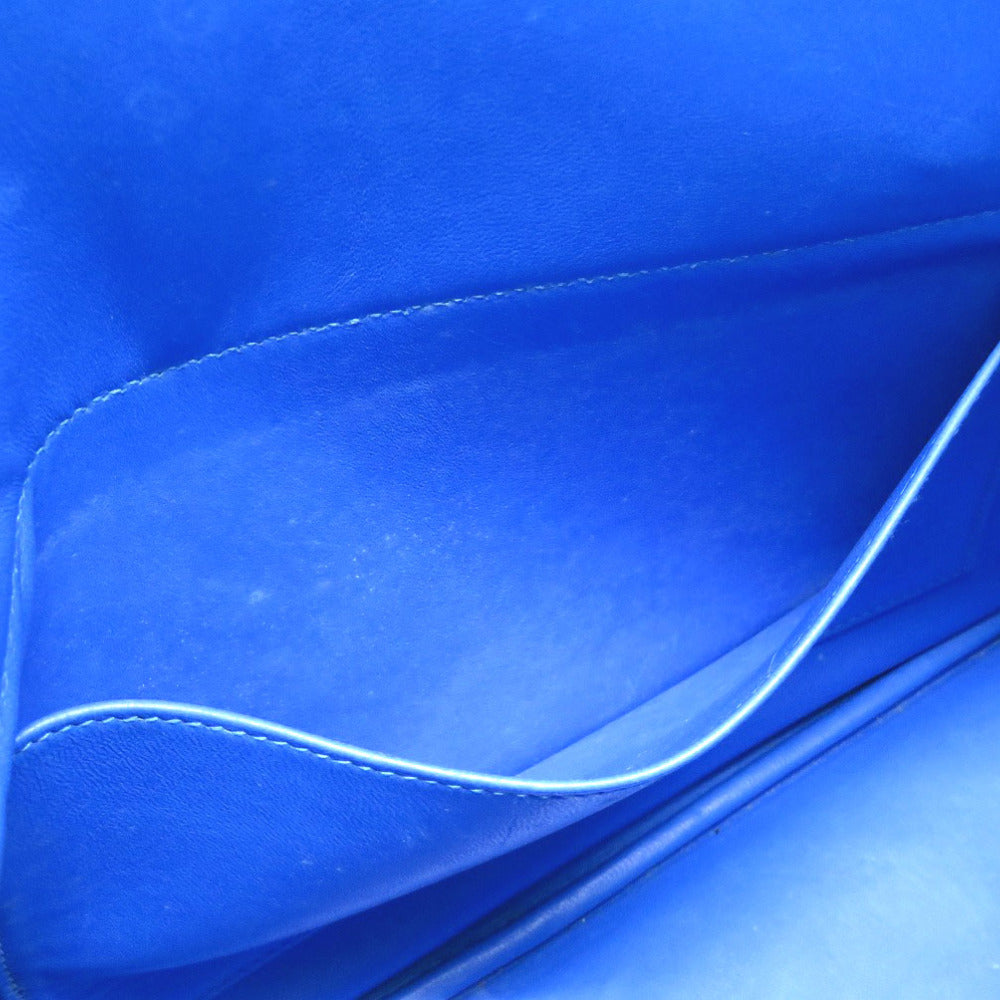 HERMES Handbag Courchevel Blue france Bored 35