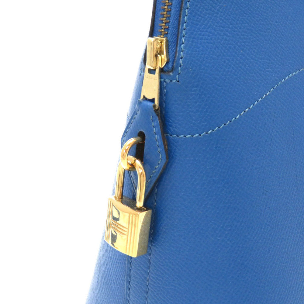 HERMES Handbag Courchevel Blue france Bored 35